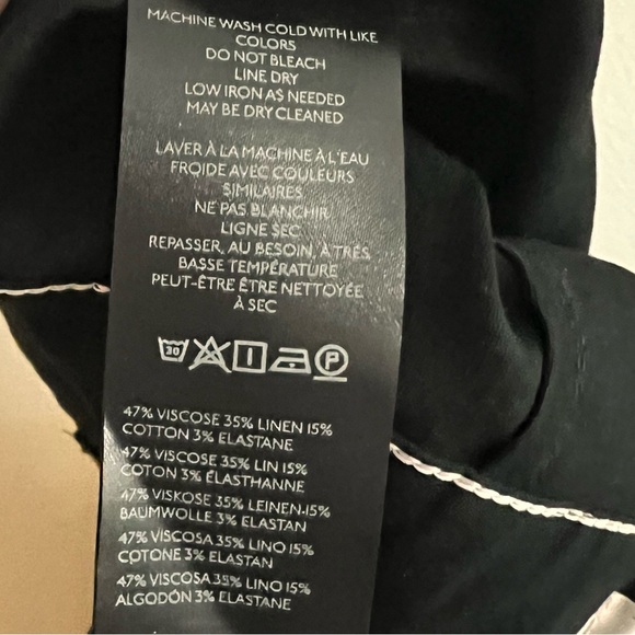 Anthropologie Maeve The Colette Magic Fabric Crop Wide-Leg Pants - Picture 8 of 8